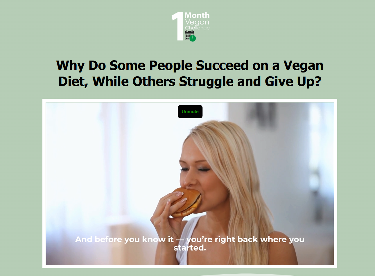 1 Month Vegan Challenge Review