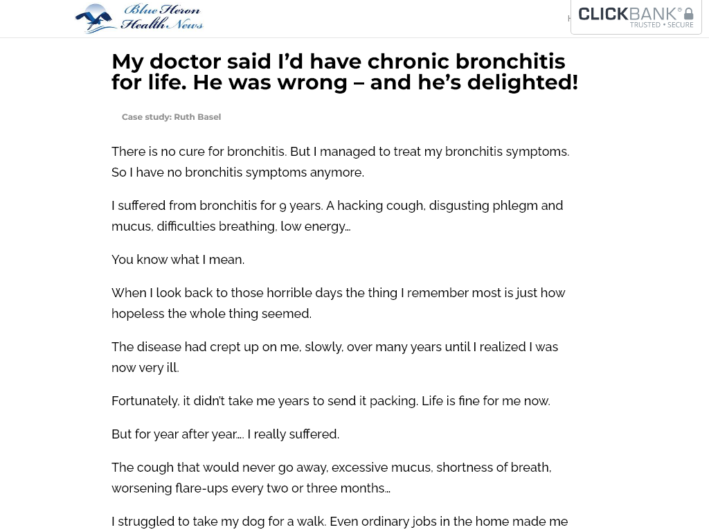 Banishing Bronchitis Review
