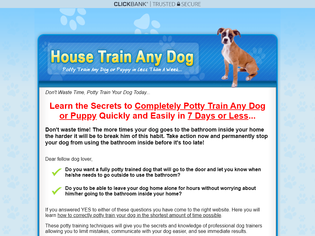 House Train Any Dog Review