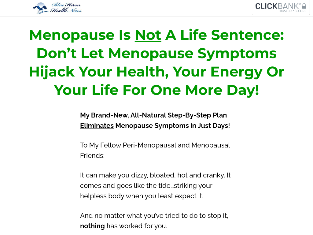 The Menopause Solution Review