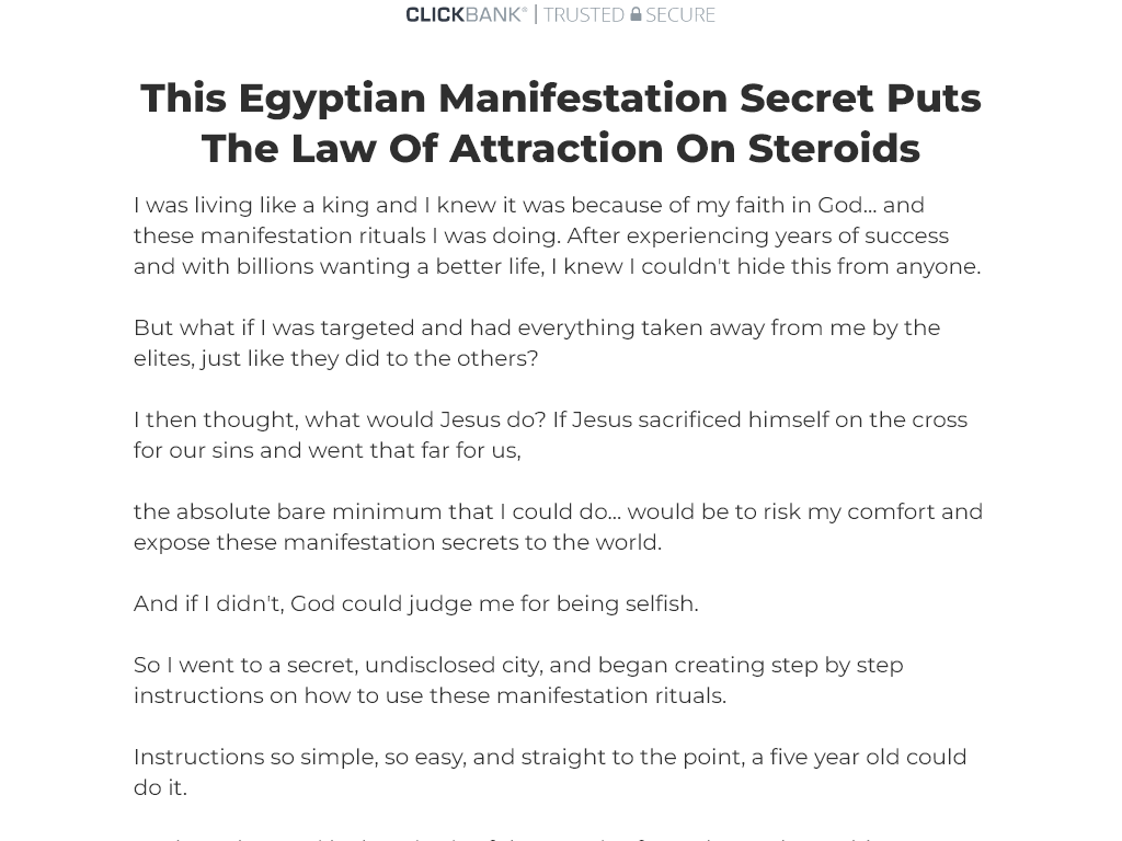 The Pharaoh's Secret Review