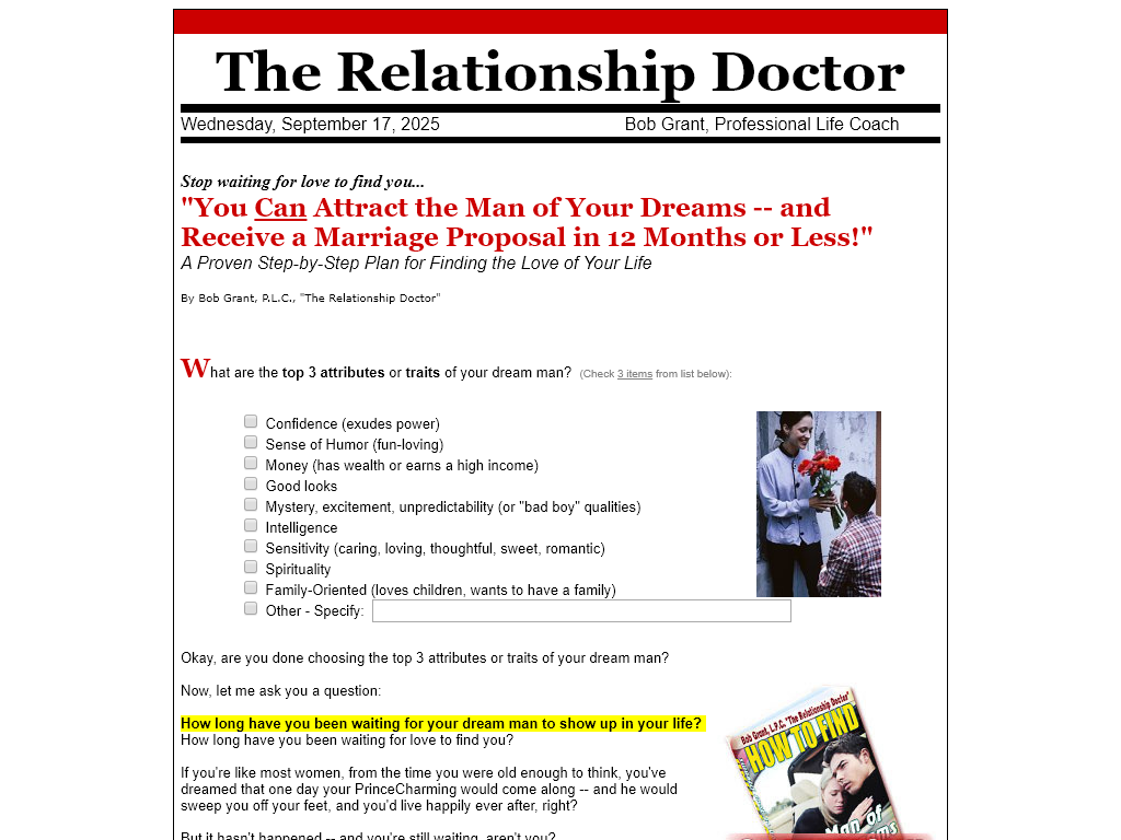 How to Find the Man of Your Dreams Review